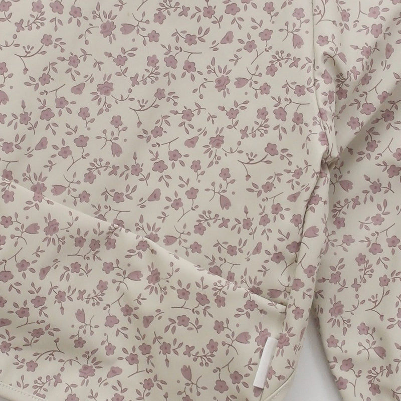 Babero impermeable mangas niña morado