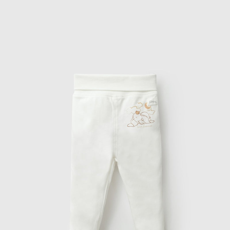 Pack 3 Panty ballerina Disney Dumbo algodón unisex blanco 0M a 18/24M