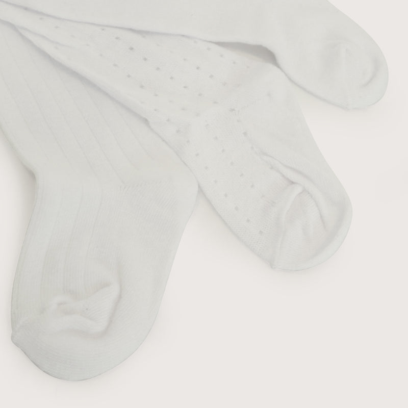 Pack 3 Panty Ballerina Blanco Infant Niña