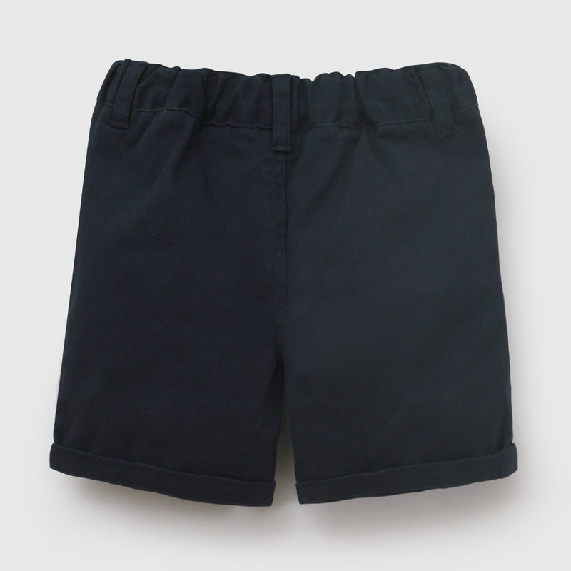 Bermuda gabardina niño azul marino 6-9M a 4-5A