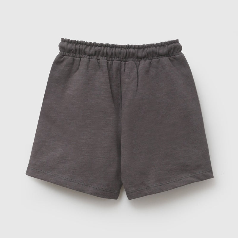 Bermuda bolsillos niño grafito 6-9M a 4-5A