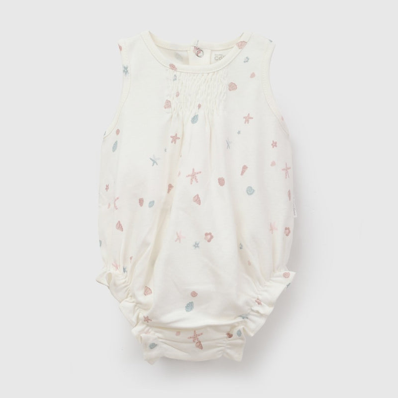 Body navy algodón niña crema 0-3M a 9-12M