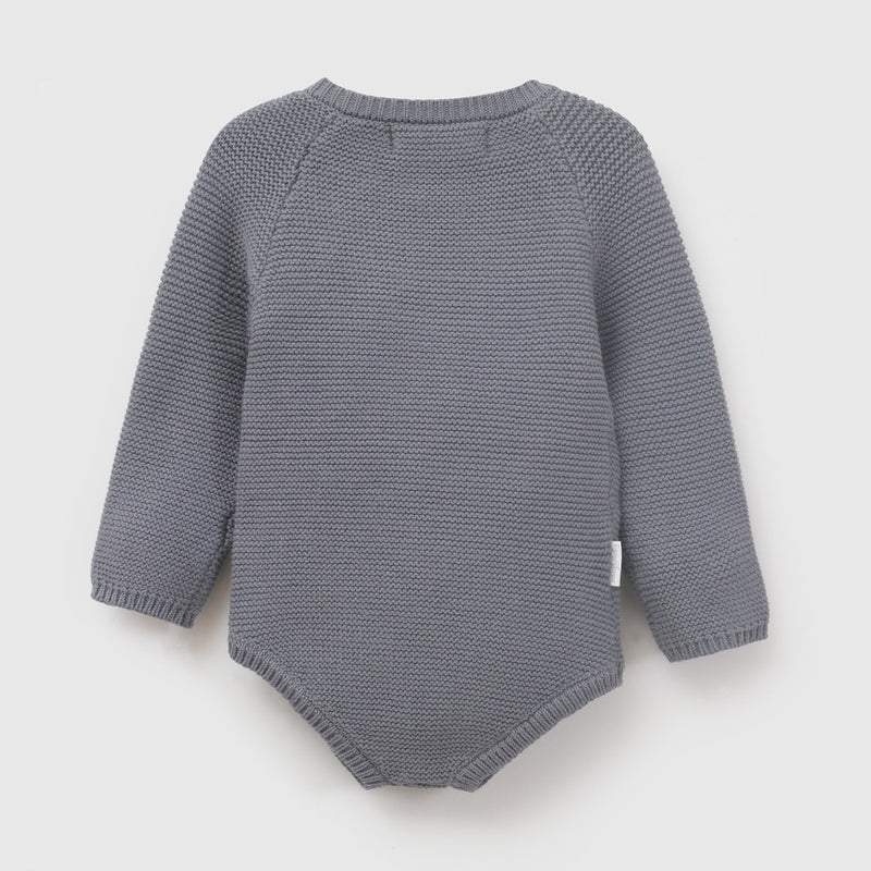 Body tejido celeste niño RN a 6-9M