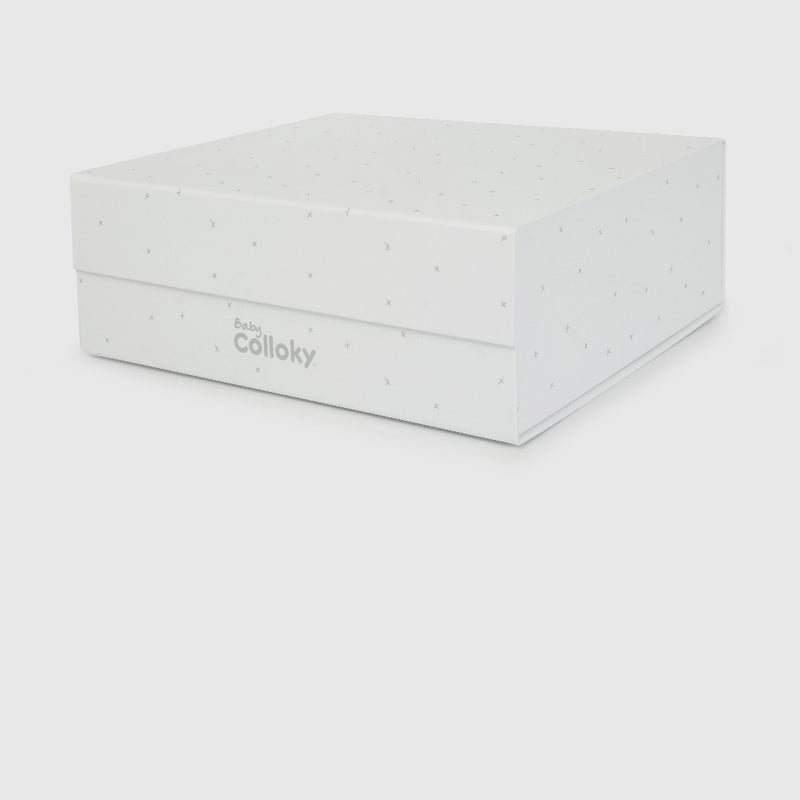 Caja De Regalo Blanca Plegable de New born talla Única