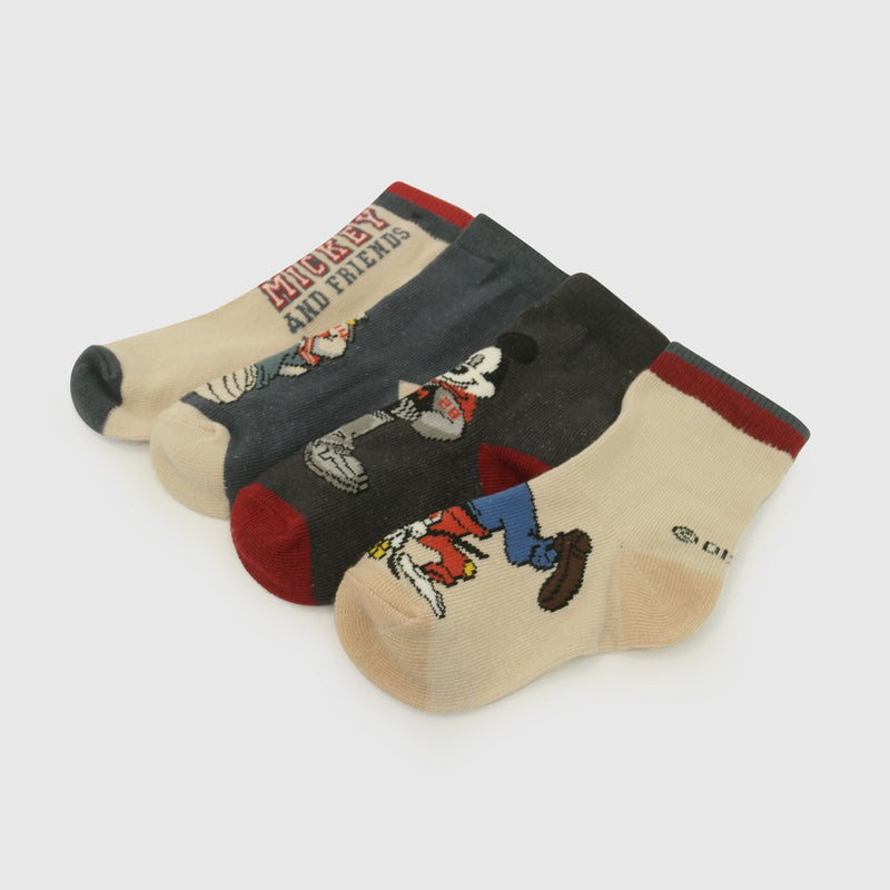 Pack 4 Calcetin deportivo Disney Mickey Mouse niño multicolor 14-25