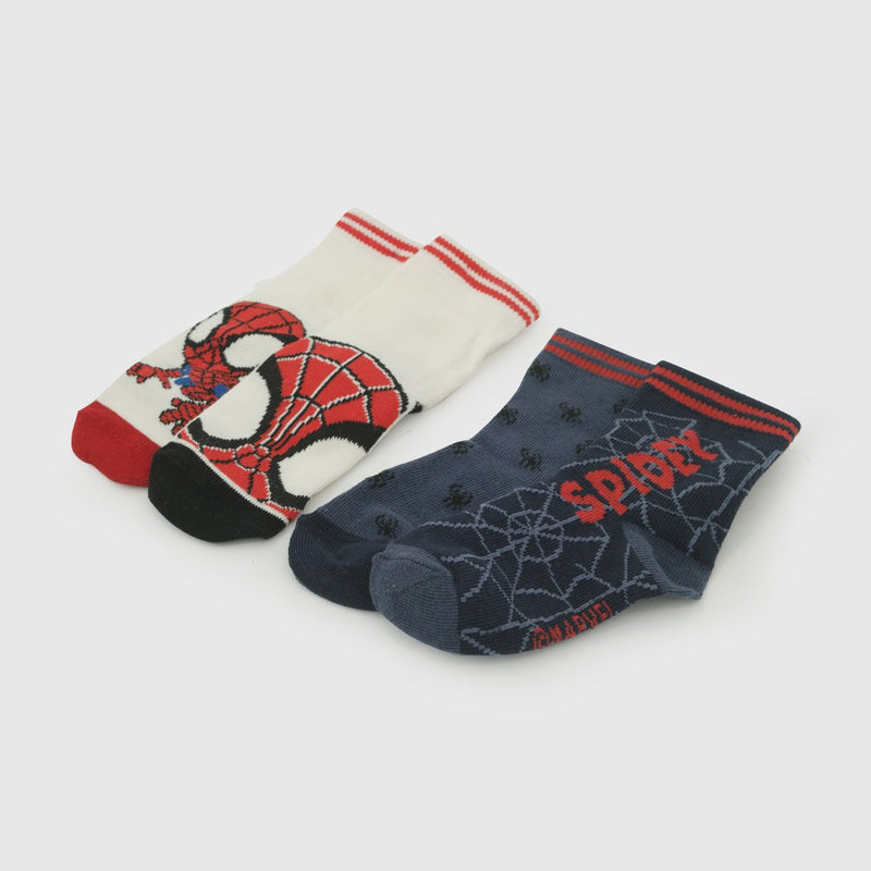 Pack 4 Calcetin deportivo Disney Spidey niño celeste 14-25