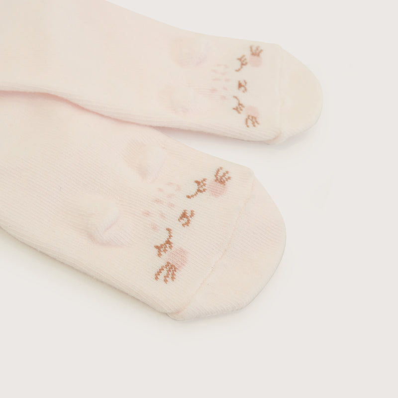 Calcetin Largo Rosado Infant Niña