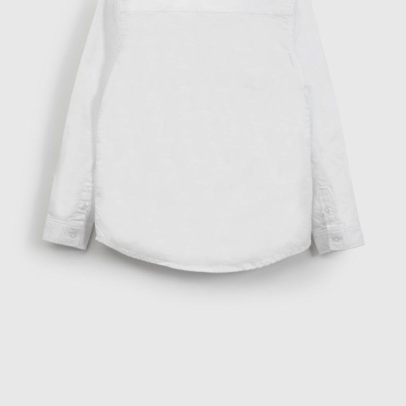 Camisa manga larga oxford niño blanco 6-9M a 4-5A