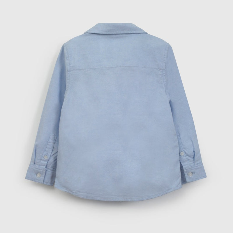 Camisa oxford niño celeste 6-9M a 4-5A