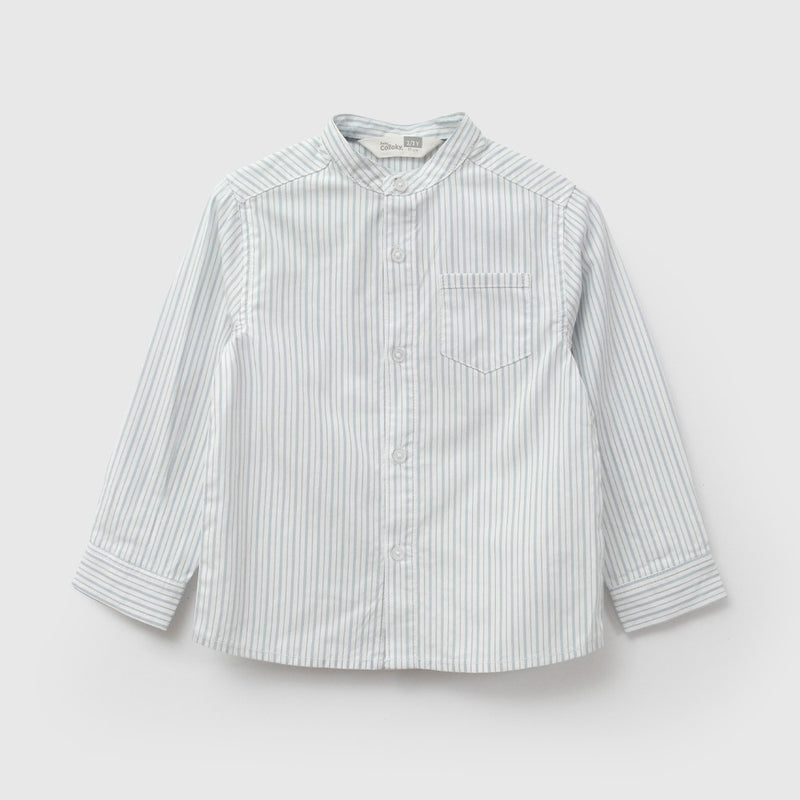 Camisa oxford niño blanco 6-9M a 4-5A