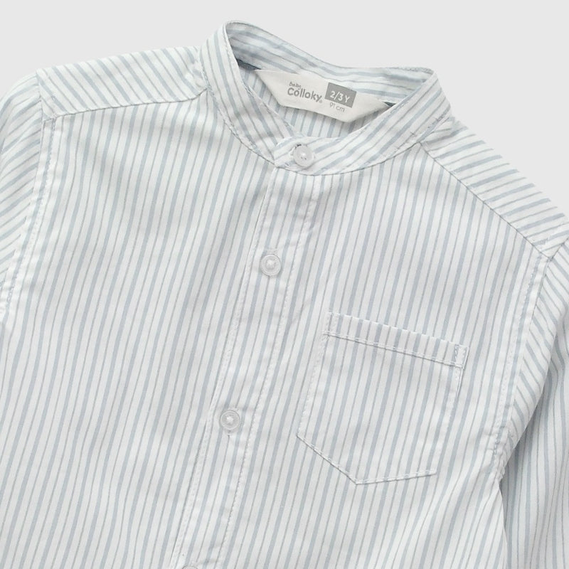 Camisa oxford niño blanco 6-9M a 4-5A