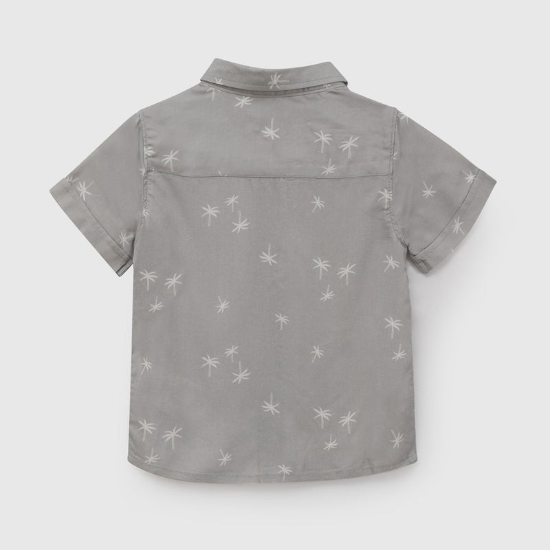Camisa viscosa niño verde 6-9M a 4-5A