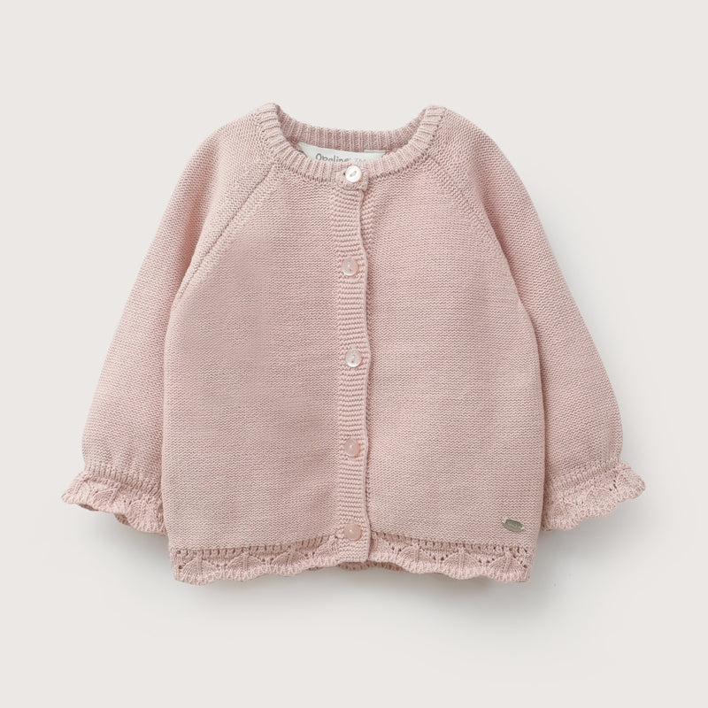 Chaleco Rosado Bebé Niña