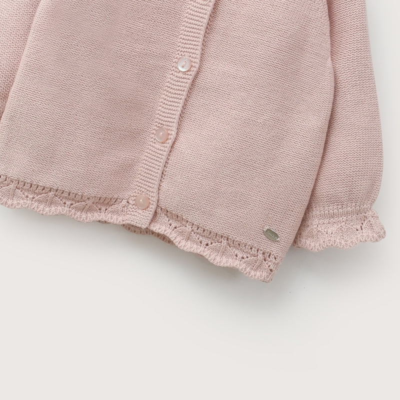 Chaleco Rosado Bebé Niña