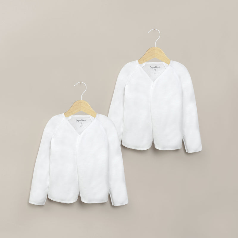 Camiseta Guante Algodón Ajuar Blanco Bebé Unisex