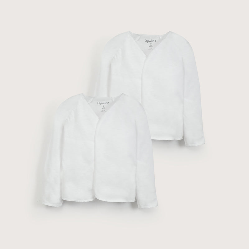 Camiseta Guante Algodón Ajuar Blanco Bebé Unisex