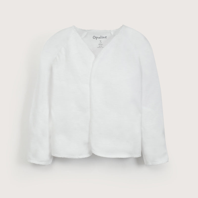 Camiseta Guante Algodón Ajuar Blanco Bebé Unisex
