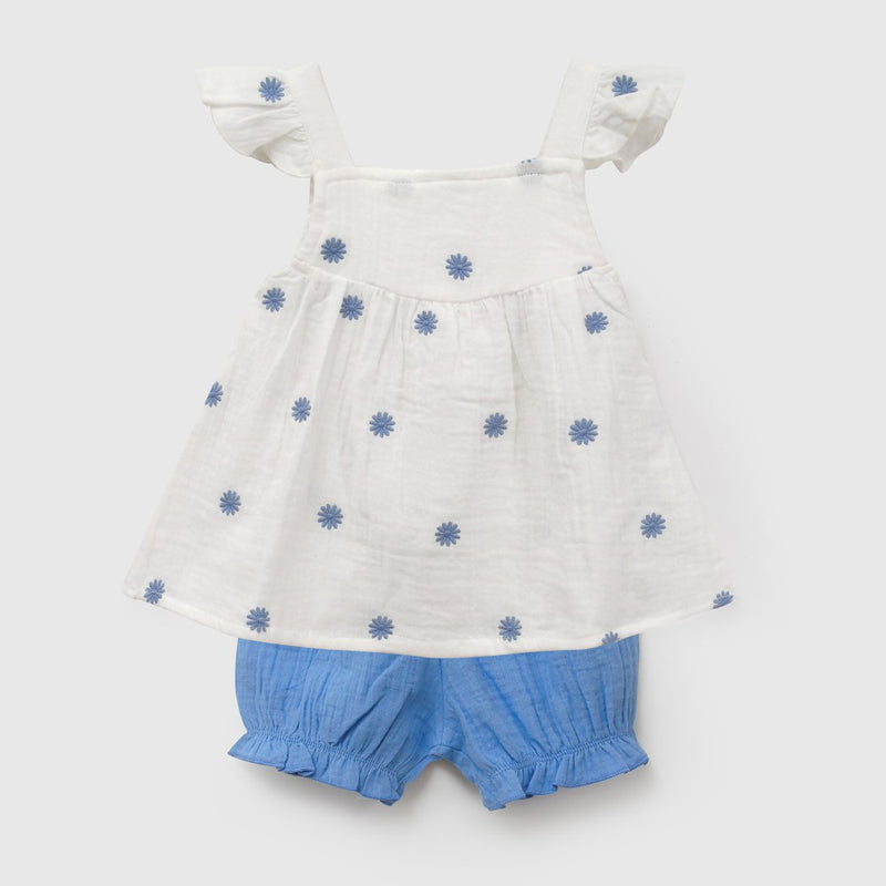 Conjunto vuelos niña multicolor 6-9M a 4-5A