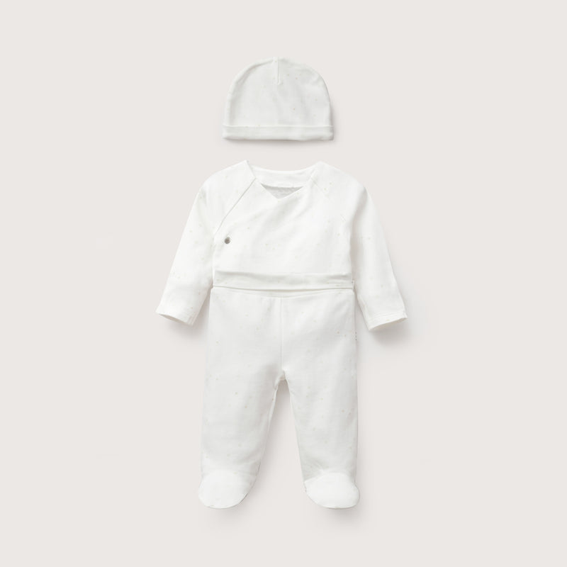 Conjunto Clinica 3 Piezas Blanco Bebé Unisex