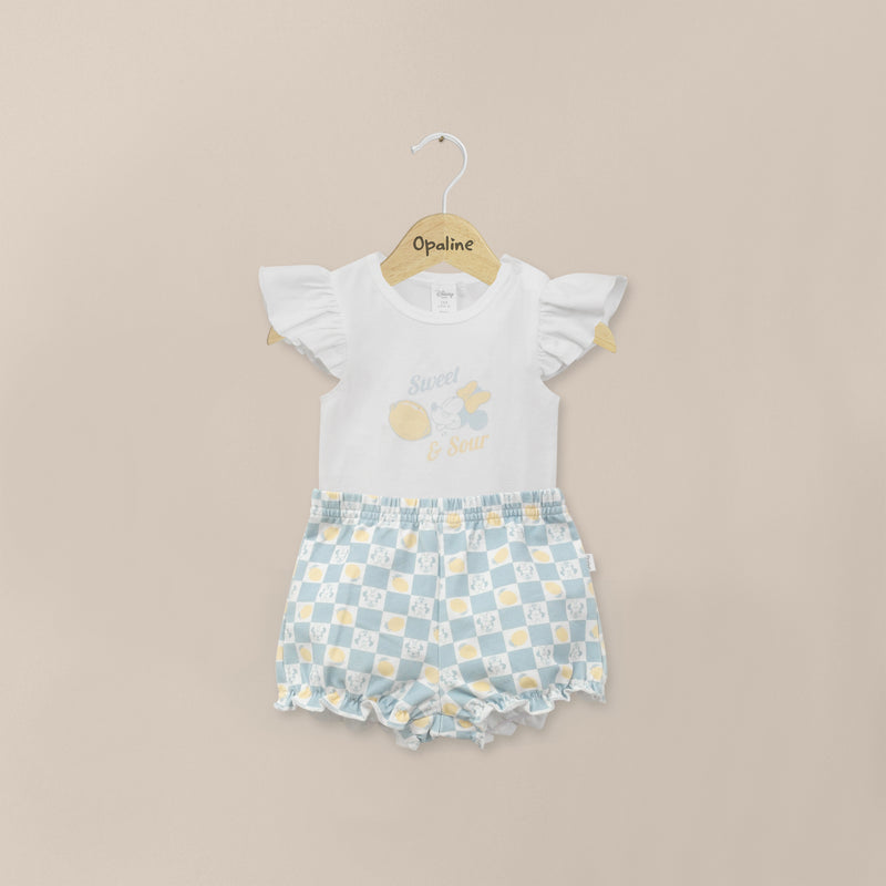 Conjunto Celeste Disney Bebe Niña