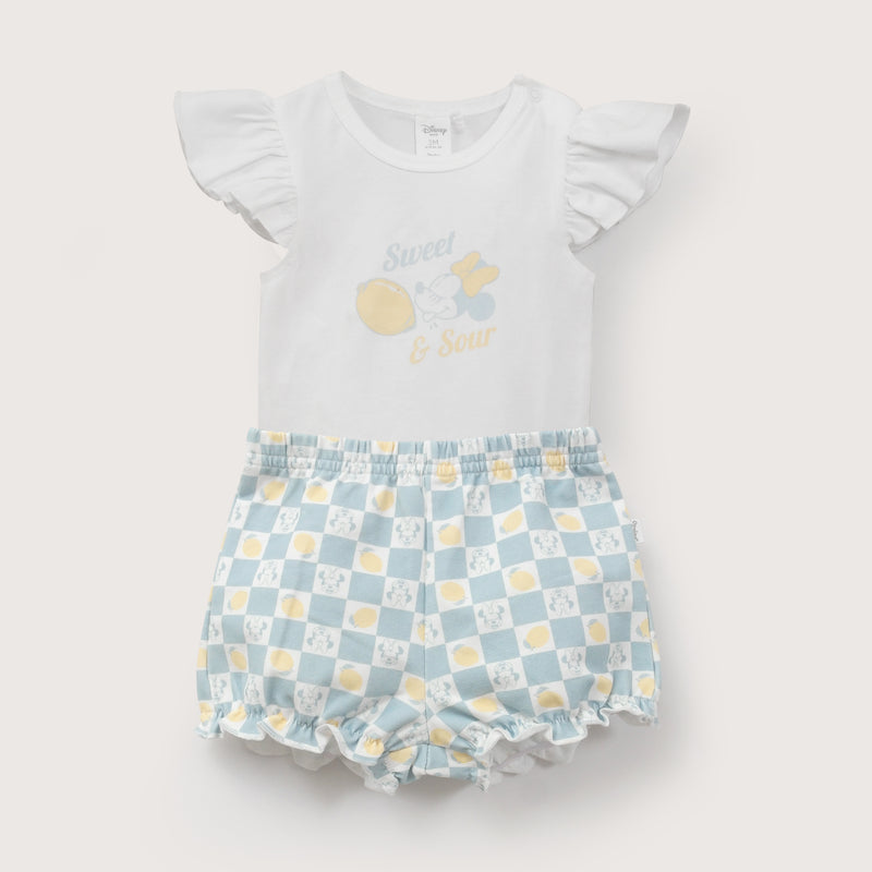 Conjunto Celeste Disney Bebe Niña