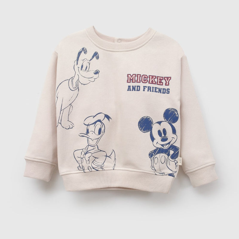 Conjunto Disney Mickey Mouse niño beige 6-9M a 4-5A