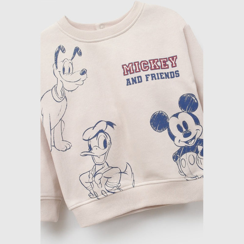 Conjunto Disney Mickey Mouse niño beige 6-9M a 4-5A