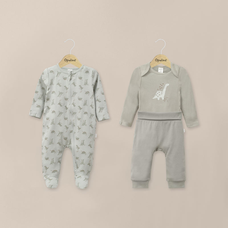 Conjunto 3 Piezas Verde Bebé Niño