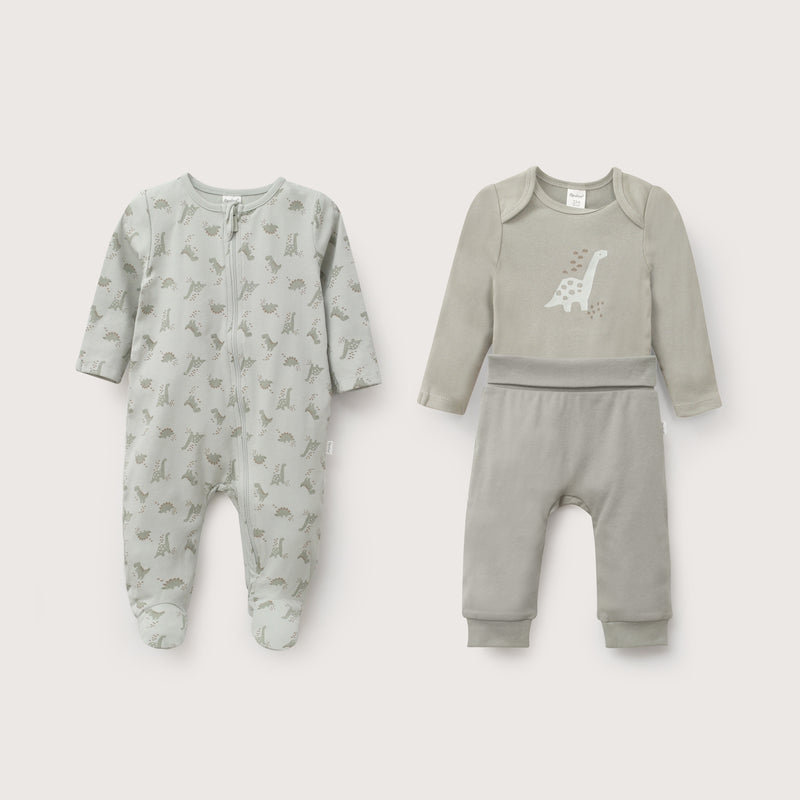 Conjunto 3 Piezas Verde Bebé Niño