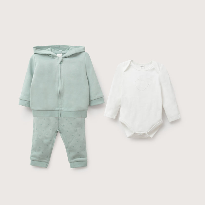 Conjunto Menta Bebé Niña