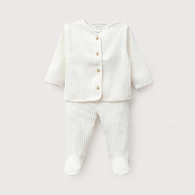 Conjunto Clinica Blanco Bebé Unisex
