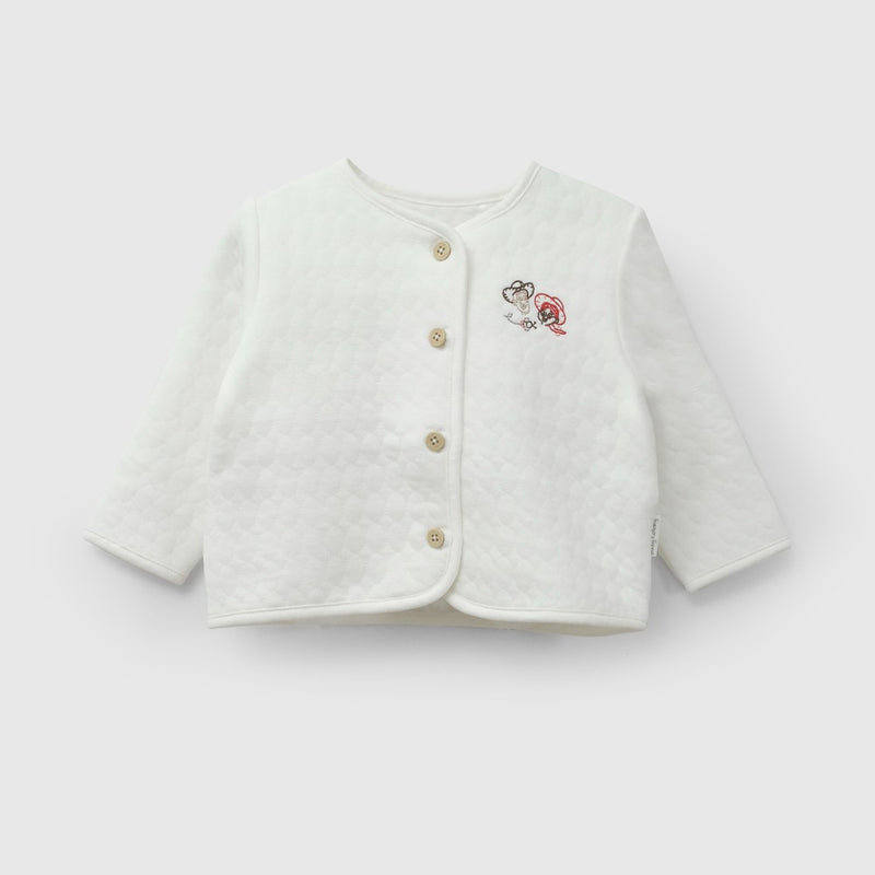 Chaqueta acolchada Disney Toy Story algodón unisex crema RN a 6-9M