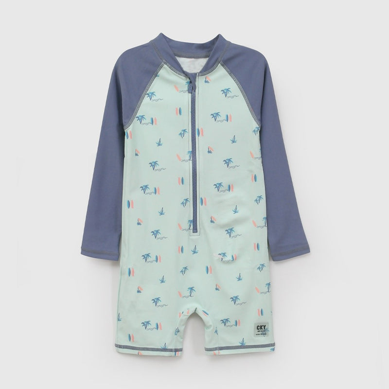 Entero summer vibes filtro uv niño azul 6-9M a 4-5A
