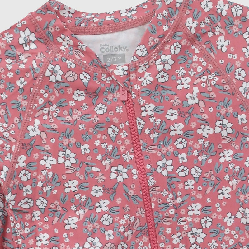 Entero flores filtro uv niña multicolor 6-9M a 4-5A