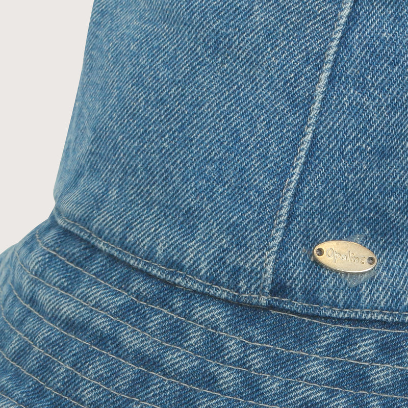 Gorro Denim Flecos Celeste Infant Niña