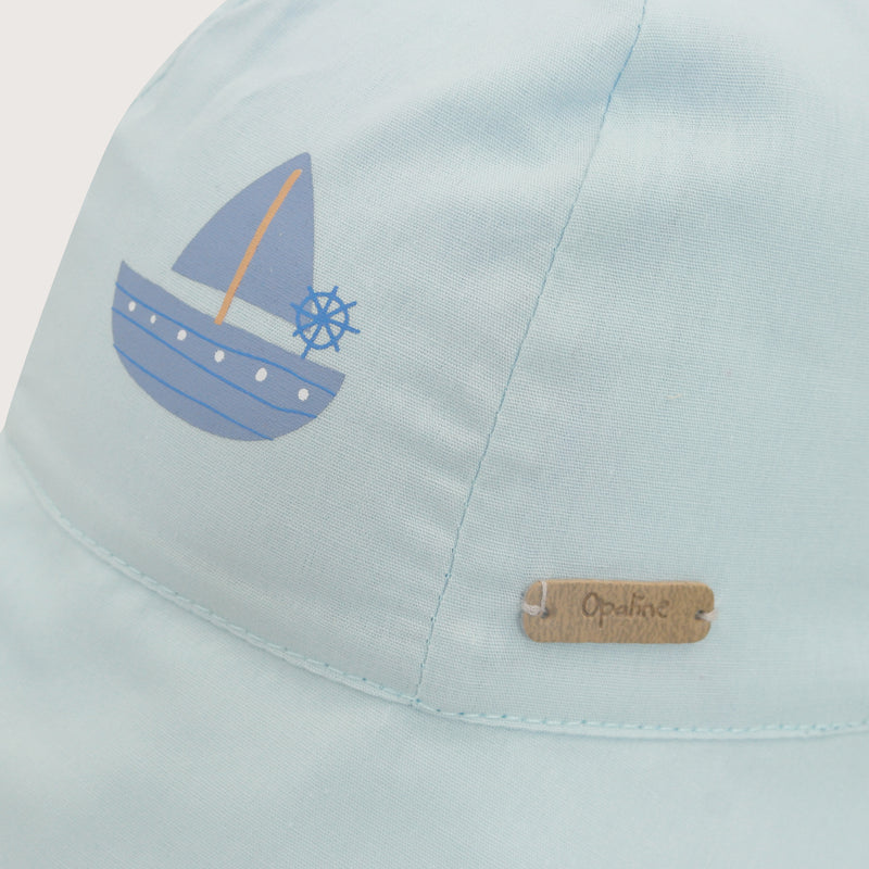 Gorro Denim Amarras Celeste Infant Niño