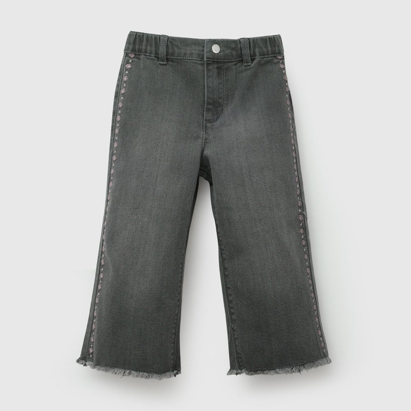 Jeans mezclilla niña grafito 6-9M a 4-5A