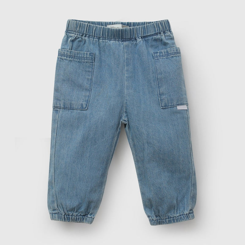 Jeans mezclilla unisex denim 0-3M a 9-12M
