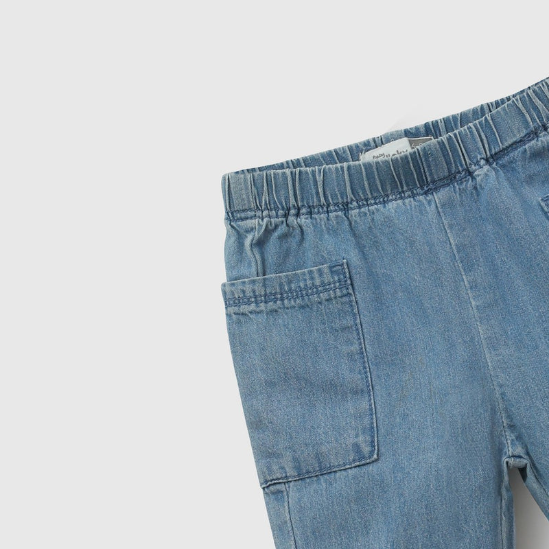 Jeans mezclilla unisex denim 0-3M a 9-12M