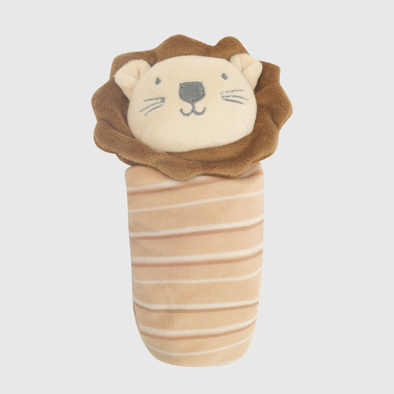 Tuto de apego león saquito sonajero león niño cafe tu