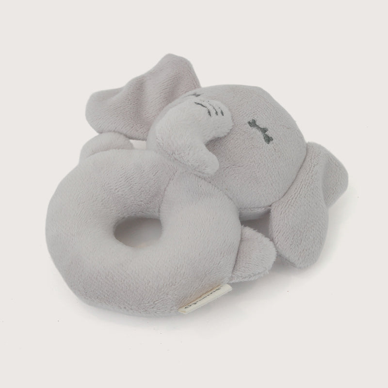 Juguete De Elefante Sonajero Gris Bebé Niño