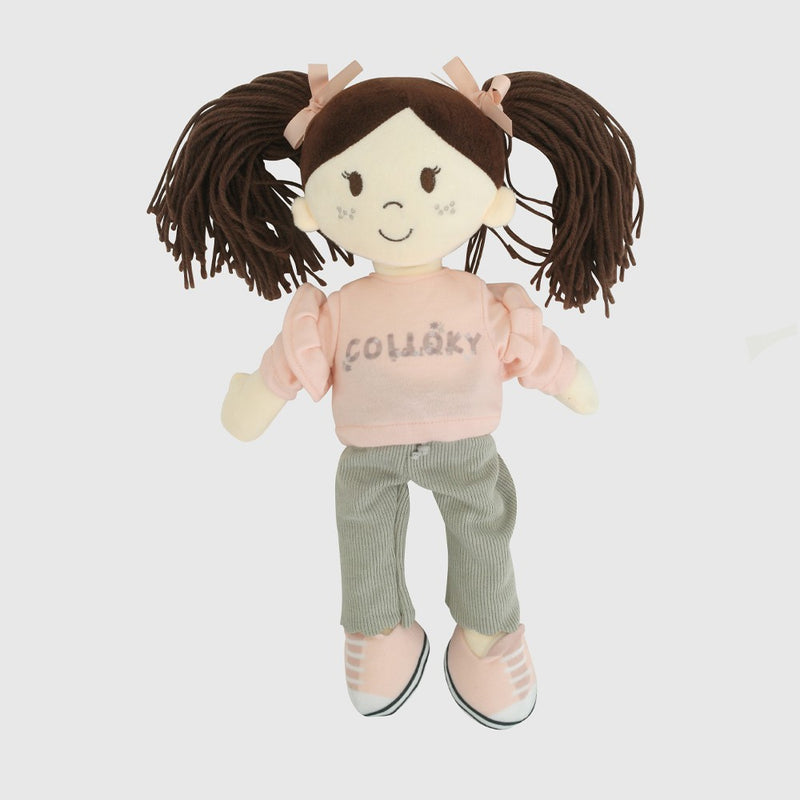 Juguete muñeca niña celeste tu
