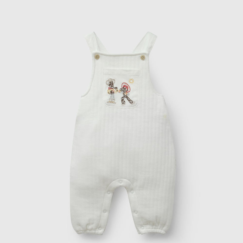 Jardinera acolchada Disney Toy Story algodón unisex crema RN a 6-9M