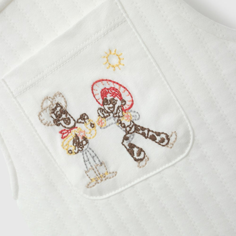 Jardinera acolchada Disney Toy Story algodón unisex crema RN a 6-9M