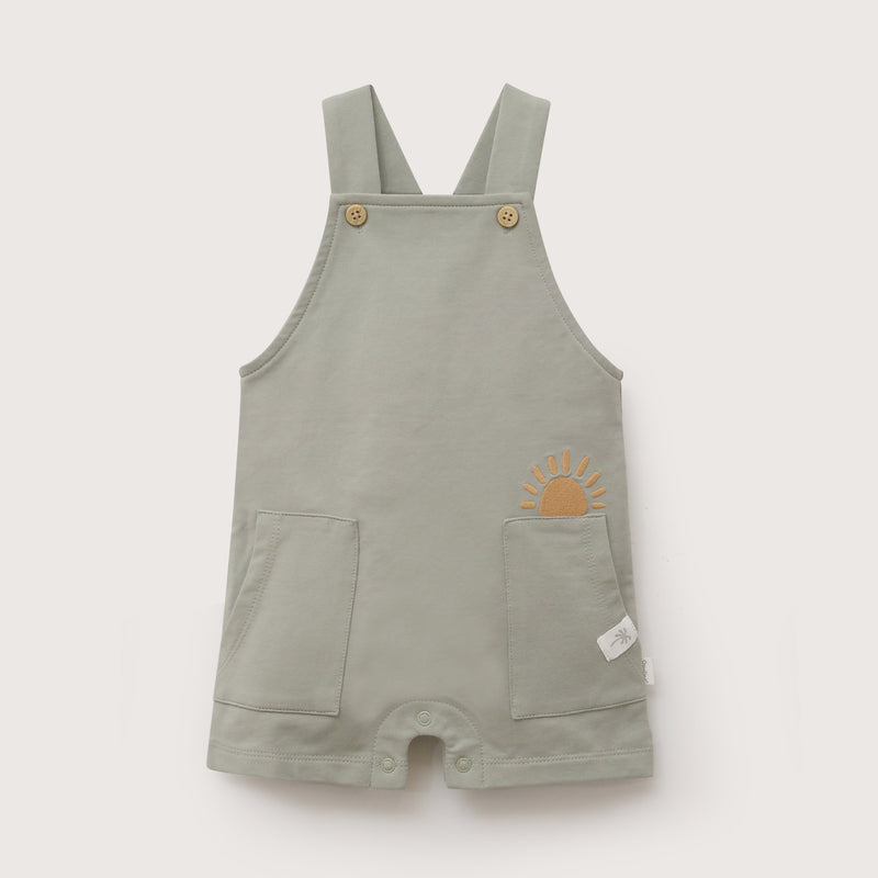 Jardinera Corta Verde Bebe Niño