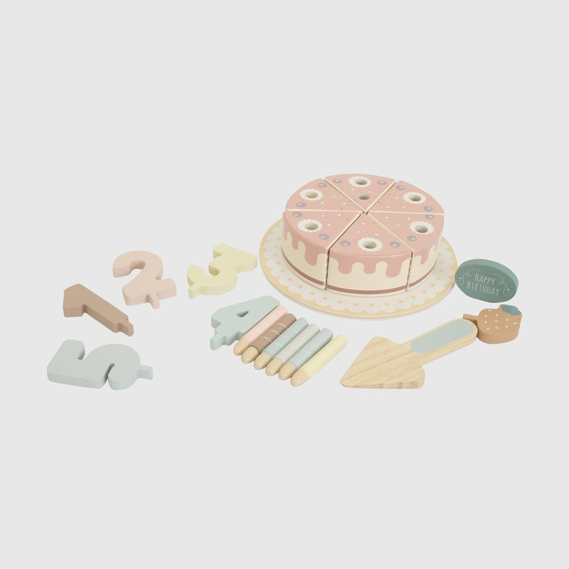 Juguete de madera torta desmontable niña multicolor