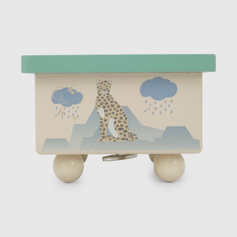 Juguete de madera caja musical niño multicolor tu