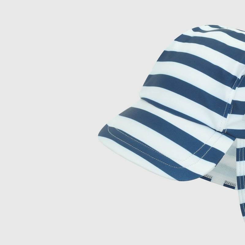 Jockey Azul Playa Líneas De Niño con Protección UV talla 3/6 M a 12/24M