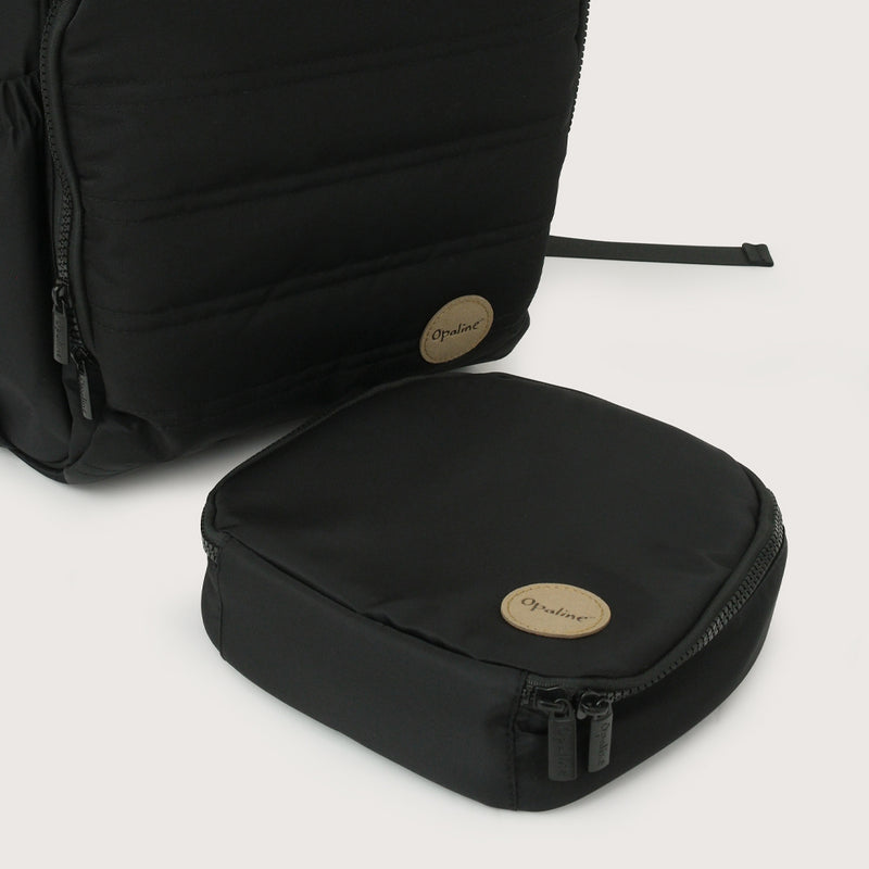 Mochila Maternal Negra Con Mudador Bebé Unisex