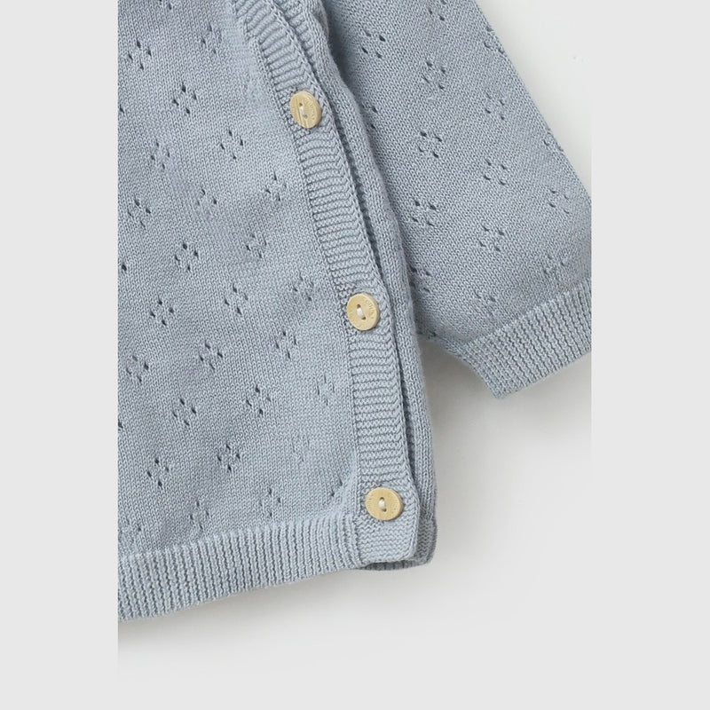 Conjunto tejido niño denim RN a 6-9M